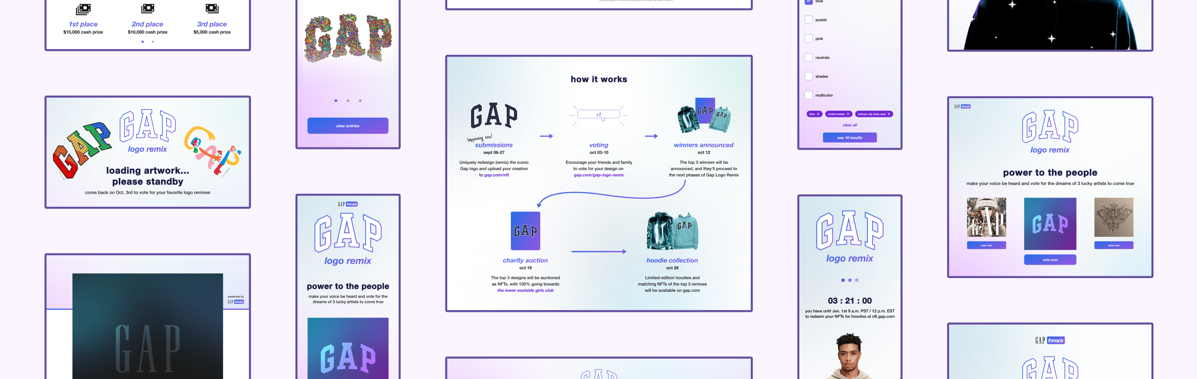 Screens from Case Study